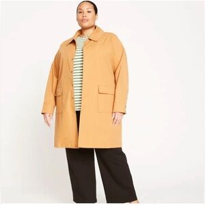 Universal Standard-NWT-Spring Raincoat-Utility-Outerwear-Basic-Staple size 14/16